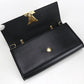 LOUIS VUITTON Capucines Calfskin Chain Wallet - Black