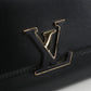 LOUIS VUITTON Capucines Calfskin Chain Wallet - Black