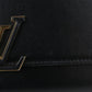LOUIS VUITTON Capucines Calfskin Chain Wallet - Black