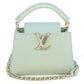LOUIS VUITTON Capucines Mini Summer Stardust Taurillon Leather Handbag/Shoulder Bag - Green