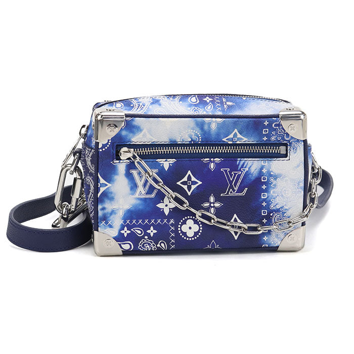 LOUIS VUITTON【ルイヴィトン】 M20557 ミニソフトトランク モノグラムバンダナ 斜め掛け ショルダーバッグ レザー メンズ