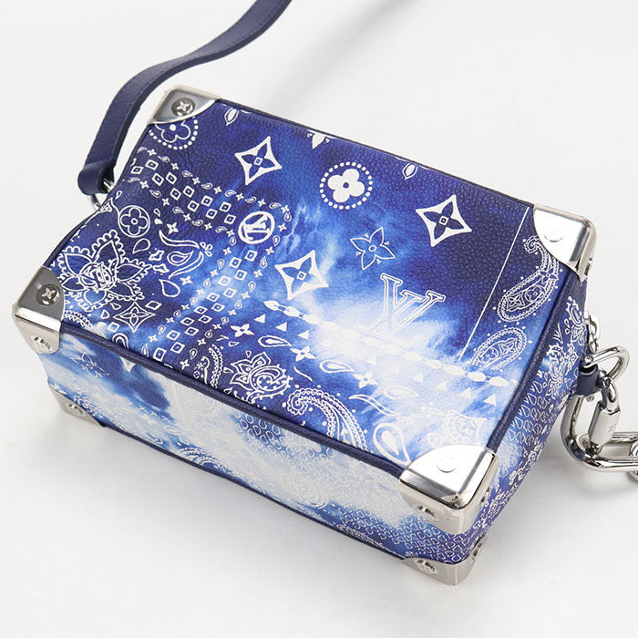 LOUIS VUITTON【ルイヴィトン】 M20557 ミニソフトトランク モノグラムバンダナ 斜め掛け ショルダーバッグ レザー メンズ