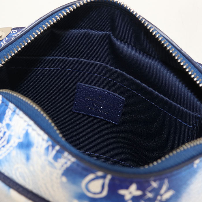 LOUIS VUITTON【ルイヴィトン】 M20557 ミニソフトトランク モノグラムバンダナ 斜め掛け ショルダーバッグ レザー メンズ