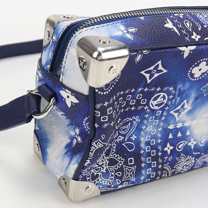 LOUIS VUITTON【ルイヴィトン】 M20557 ミニソフトトランク モノグラムバンダナ 斜め掛け ショルダーバッグ レザー メンズ