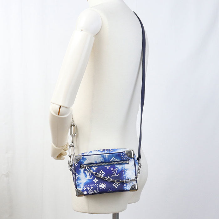 LOUIS VUITTON【ルイヴィトン】 M20557 ミニソフトトランク モノグラムバンダナ 斜め掛け ショルダーバッグ レザー メンズ