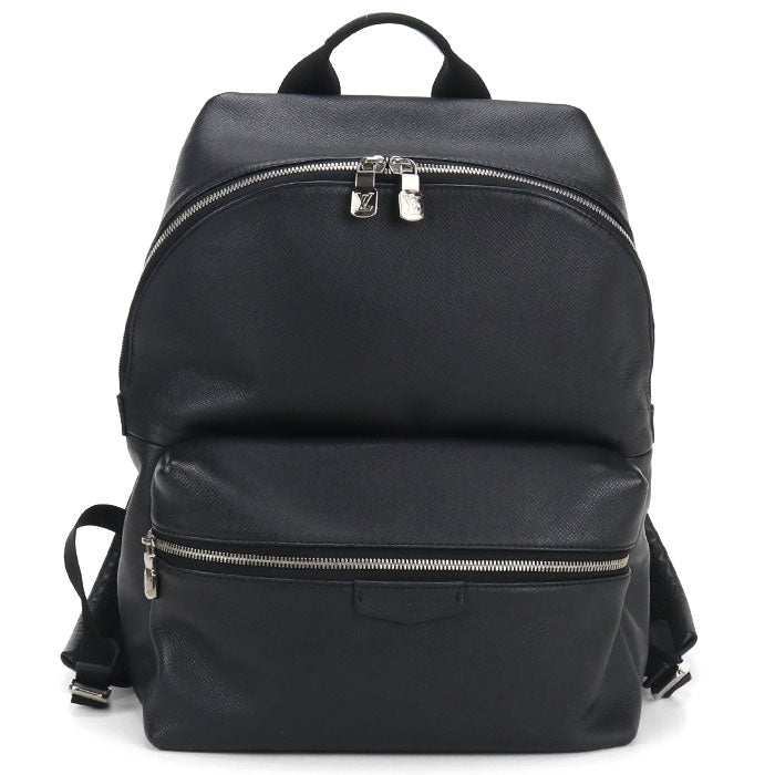 Louis Vuitton Discovery Taiga Leather Backpack - Black