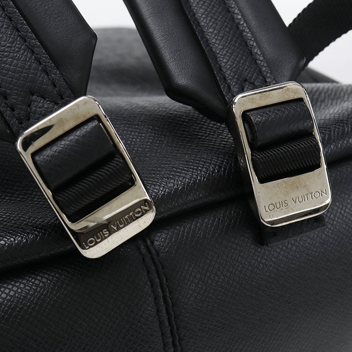 Louis Vuitton Discovery Taiga Leather Backpack - Black