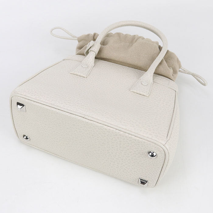 Maison Margiela 5AC Calfskin Handbag/Shoulder Bag - White