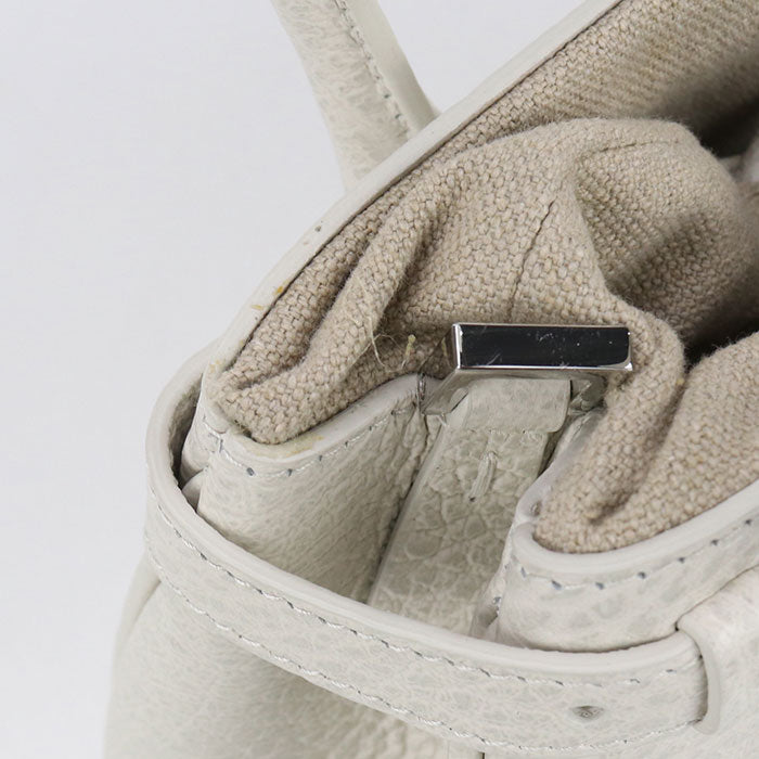 Maison Margiela 5AC Calfskin Handbag/Shoulder Bag - White