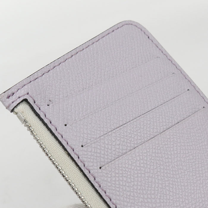 Maison Margiela Calfskin Card Case and Coin Purse - Black and Purple