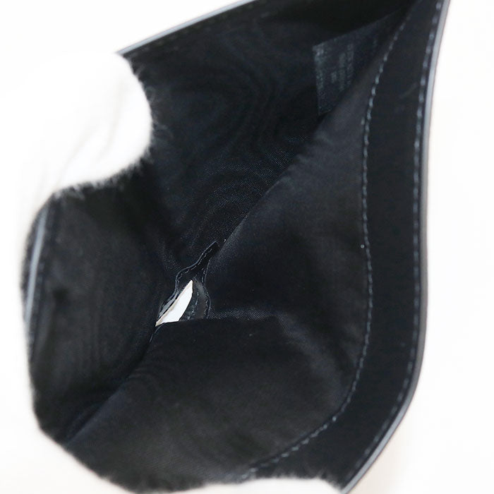 Maison Margiela 4-Stitch Calf Leather Bi-Fold Compact Wallet - Black