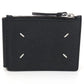 Maison Margiela 4-Stitch Money Clip Wallet Leather Bifold Compact Wallet - Black