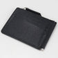 Maison Margiela 4-Stitch Money Clip Wallet Leather Bifold Compact Wallet - Black