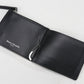 Maison Margiela 4-Stitch Money Clip Wallet Leather Bifold Compact Wallet - Black