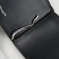 Maison Margiela 4-Stitch Money Clip Wallet Leather Bifold Compact Wallet - Black