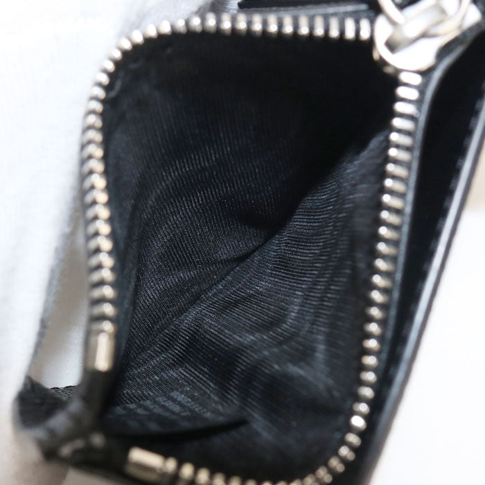 Maison Margiela 4-Stitch Money Clip Wallet Leather Bifold Compact Wallet - Black