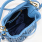 MIUMIU Matelasse Leather Handbag/Shoulder Bag - Blue