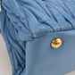 MIUMIU Matelasse Leather Handbag/Shoulder Bag - Blue
