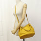 MIUMIU Vitello Phoenix Leather Tote/Shoulder Bag - Yellow