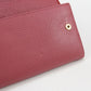 MIUMIU Goat Leather Long Wallet - Red