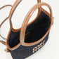MIUMIU Ivy Mini Denim Handbag/Shoulder Bag - Navy
