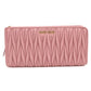 MIUMIU Matelassé Lambskin Long Wallet - Pink