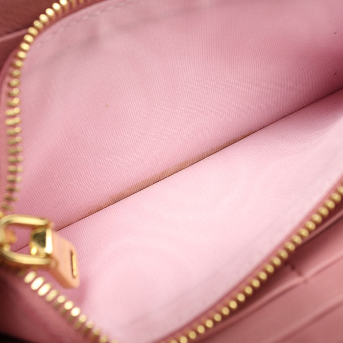 MIUMIU Matelassé Lambskin Long Wallet - Pink