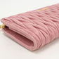 MIUMIU Matelassé Lambskin Long Wallet - Pink