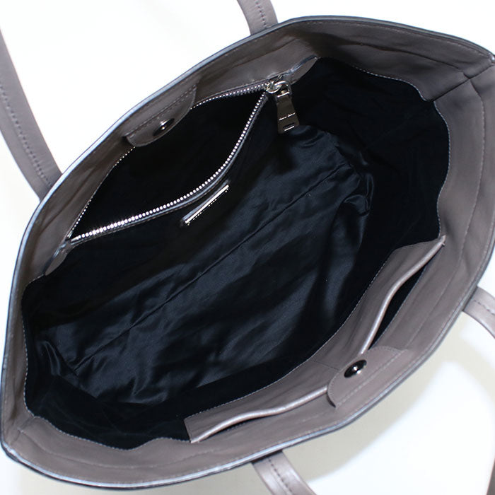 MiuMiu Leather Tote Bag - Grey