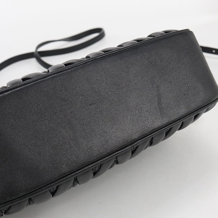 MIUMIU Matelasse Leather Chain Shoulder Bag - Black