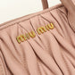 MIUMIU マテラッセ ナッパレザー ハンドバッグ ショルダーバッグ - ピンク