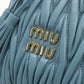 MIUMIU(OUTLET)【ミュウミュウ アウトレット】 5BE084 2WAY バケットバッグ マトラッセ ショルダーバッグ/ラムスキン レディース