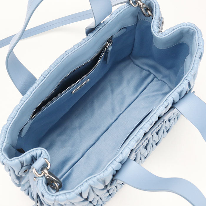 MIUMIU(OUTLET)【ミュウミュウ アウトレット】 2WAY マテラッセ トートバッグ ラムスキン レディース