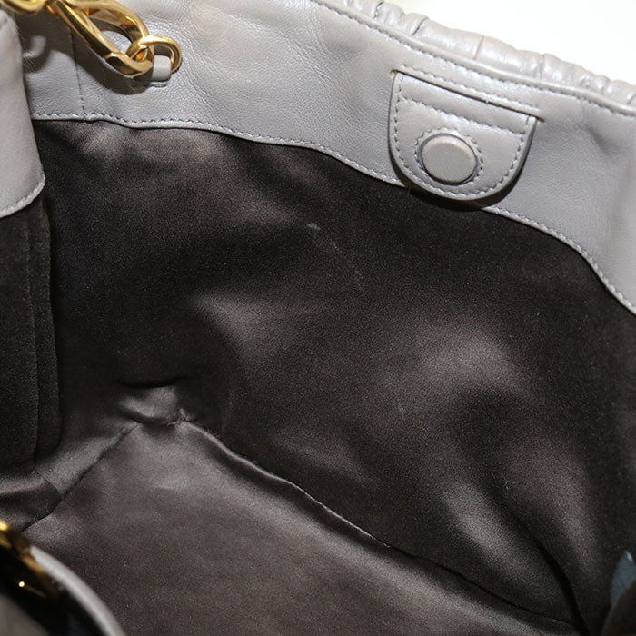 MIUMIU(OUTLET)【ミュウミュウ アウトレット】 5BG061 N88 F0572 2WAY マテラッセ トートバッグ ラムスキン レディース