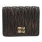 MIUMIU(OUTLET)【ミュウミュウ アウトレット】 5MV204 レザー 折り財布 マテラッセ 二つ折り財布/ラムスキン レディース