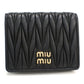 MIUMIU(OUTLET)【ミュウミュウ アウトレット】 5MV204 マテラッセ 二つ折り財布/ラムスキン レディース