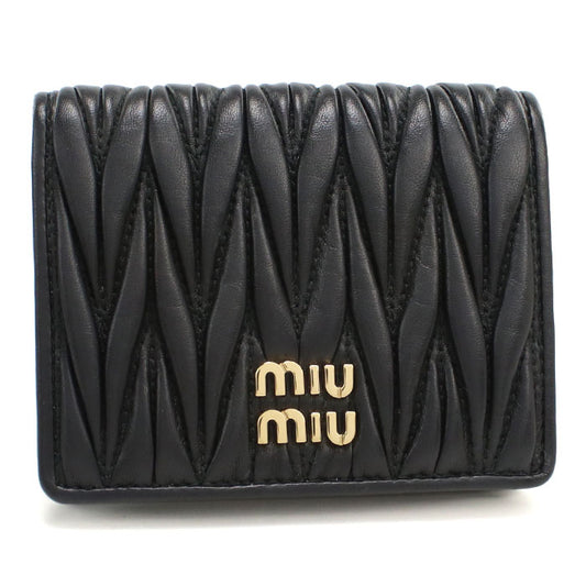MIUMIU(OUTLET) 5MV204 マテラッセ 二つ折り財布/ラムスキン レディース