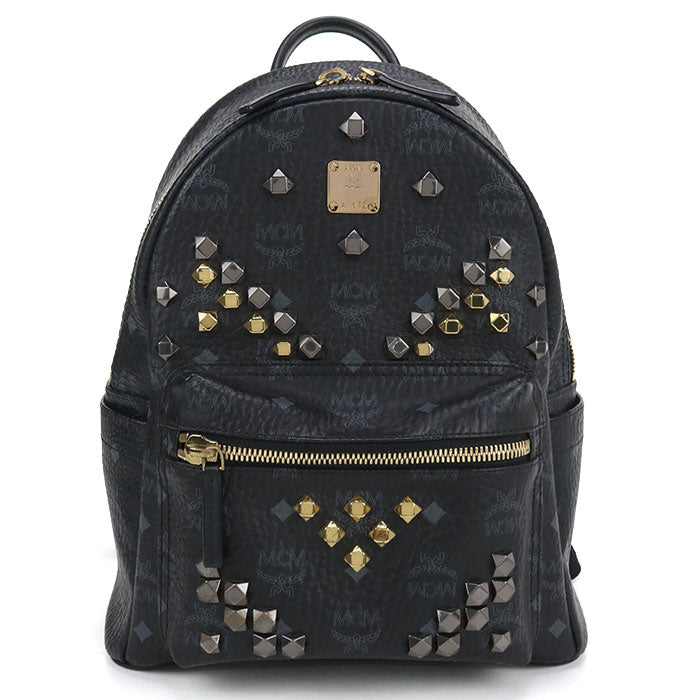 MCM PVC Backpack - Black