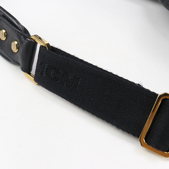 MCM PVC Backpack - Black