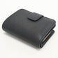 PRADA Saffiano Leather Bi-fold Compact Wallet - Black