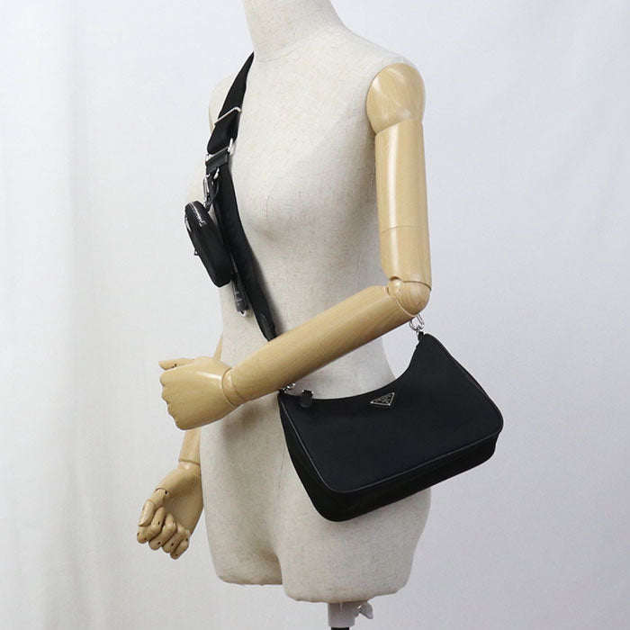 PRADA Re-Edition 2005 Re-Nylon Shoulder Bag - Black