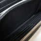 PRADA Saffiano Leather Round Zip Long Wallet - Black