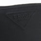 PRADA Saffiano Leather Round Zip Long Wallet - Black