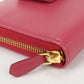 PRADA Saffiano Zip-Around Leather Long Wallet - Pink