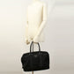 PRADA Briefcase Nylon and Leather Business Bag Handbag - Black