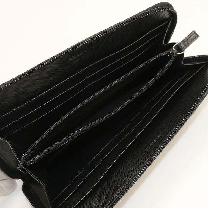 PRADA【プラダ】 1ML506 ジップアラウンド トライアングル 長財布ラウンドファスナー ナイロン レディース