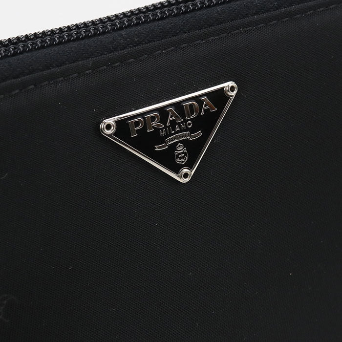 PRADA【プラダ】 1ML506 ジップアラウンド トライアングル 長財布ラウンドファスナー ナイロン レディース