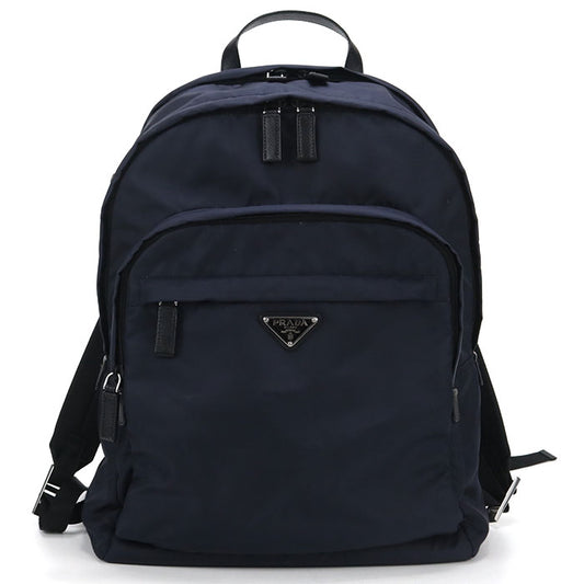 PRADA Re-Nylon Saffiano Leather Backpack - Black