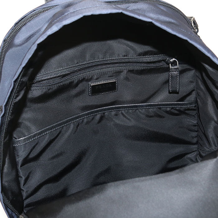 PRADA Re-Nylon Saffiano Leather Backpack - Black