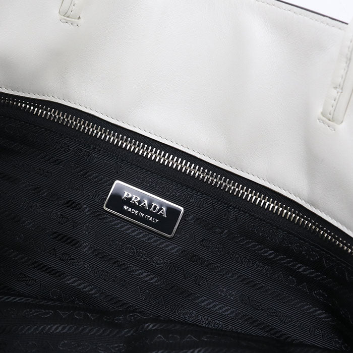 PRADA【プラダ】 1BG429 トライアングルロゴ トートバッグ レザー レディース